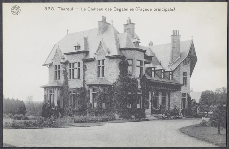 Le château de Bagatelle sur une carte postale ancienne